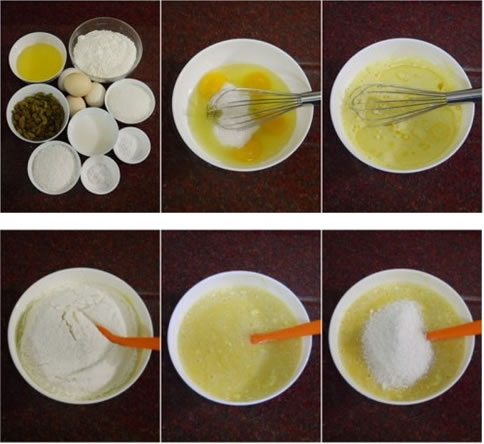 椰香葡萄干麥芬的做法圖文步驟