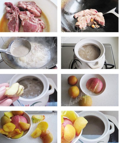 蘋果杏肉沙骨湯的做法圖文步驟