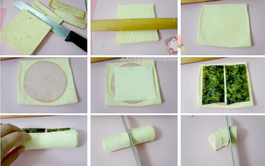 棒棒糖面包卷的做法圖文步驟