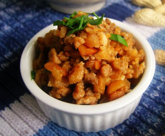 花生肉末炒蘿卜干的做法 花生肉末炒蘿卜干的做法