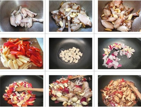 泡椒蒜子豆豉燒牛蛙的做法圖文步驟