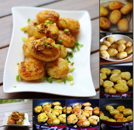 孜然椒鹽小土豆的做法圖文步驟