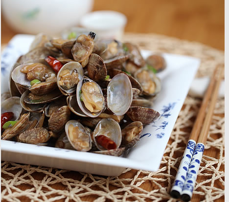 辣炒花蛤的做法 辣炒花蛤的做法