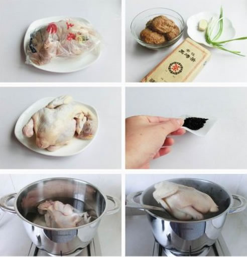 黑茶燉土雞的做法圖文步驟