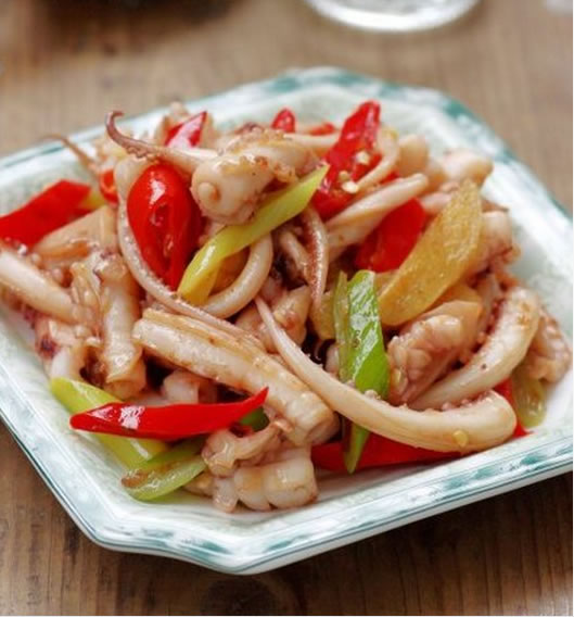 姜蔥魷魚卷的做法 姜蔥魷魚卷的做法