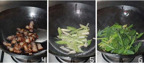 青蒜炒醬肉的做法圖文步驟