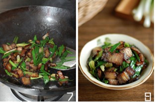 青蒜炒醬肉的做法圖文步驟