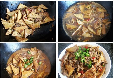 肉沫燉豆腐的做法圖文步驟