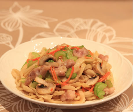 烏冬炒面的做法圖文步驟