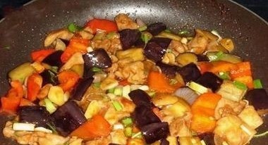 茄子雞丁的做法圖文步驟