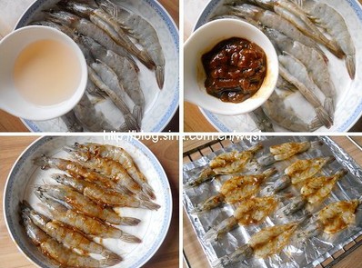 芝士烤蝦的做法圖文步驟