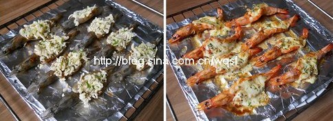 芝士烤蝦的做法圖文步驟