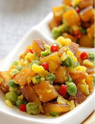 黃金翡翠粒粒香的做法 黃金翡翠粒粒香的做法