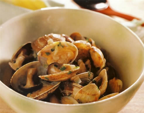 日本料理-南蠻蒸花蛤的做法 日本料理-南蠻蒸花蛤的做法