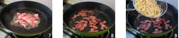 培根蛋面的做法圖文步驟