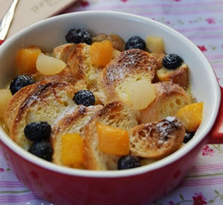 水果面包布丁的做法 水果面包布丁的做法