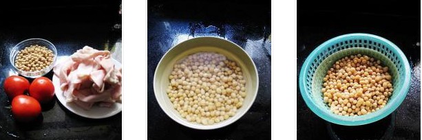 番茄黃豆豬皮湯的做法圖文步驟
