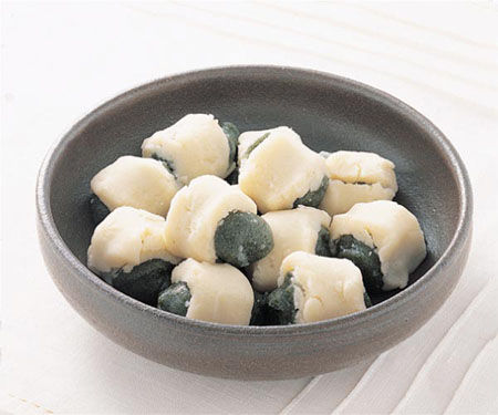 韓國料理-艾蒿糕的做法 韓國料理-艾蒿糕的做法