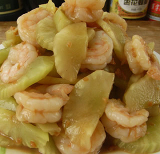 蝦仁麻醬萵筍的做法 蝦仁麻醬萵筍的做法