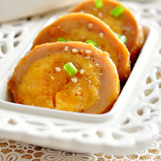 蛋黃雞肉卷的做法 蛋黃雞肉卷的做法