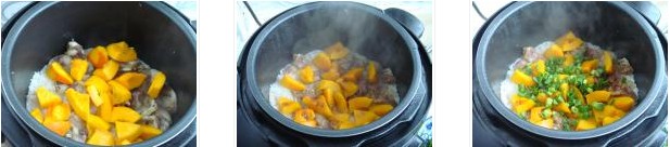 金瓜臘腸燜飯的做法圖文步驟