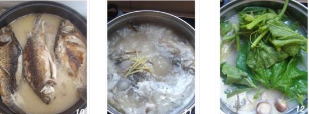 鯽魚南瓜苗湯的做法圖文步驟