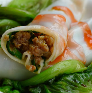 豬肉韭菜卷筒粉的做法 豬肉韭菜卷筒粉的做法