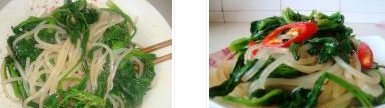 菠菜拌粉條的做法圖文步驟