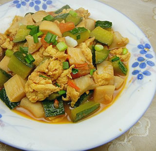 雜蔬蛋炒杏鮑菇的做法 雜蔬蛋炒杏鮑菇的做法