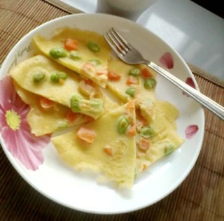 毛豆雞蛋餅的做法 毛豆雞蛋餅的做法