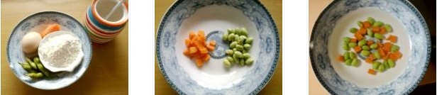 毛豆雞蛋餅的做法圖文步驟