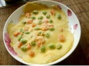 毛豆雞蛋餅的做法圖文步驟