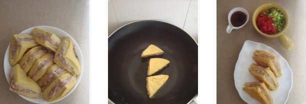 金字塔豆腐夾的做法圖文步驟