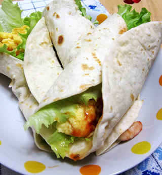 鮮蝦雞蛋卷的做法 鮮蝦雞蛋卷的做法