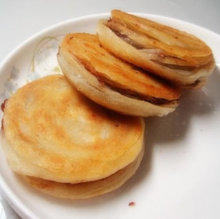 豆沙盤絲餅的做法 豆沙盤絲餅的做法