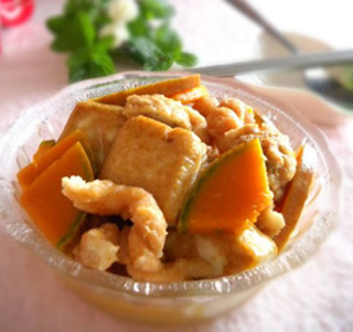 南瓜燉豆腐的做法 南瓜燉豆腐的做法