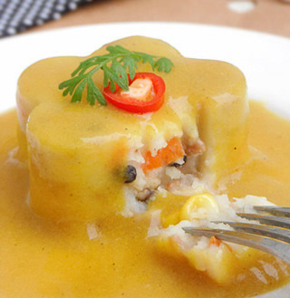 咖喱土豆花的做法 咖喱土豆花的做法