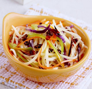 椒香土豆絲的做法 椒香土豆絲的做法