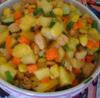 五味雞丁的做法 五味雞丁的做法