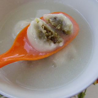 綠豆餡元宵的做法 綠豆餡元宵的做法