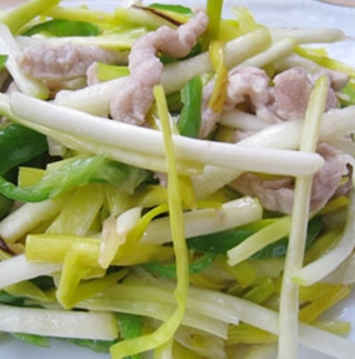 蒜黃肉絲的做法 蒜黃肉絲的做法