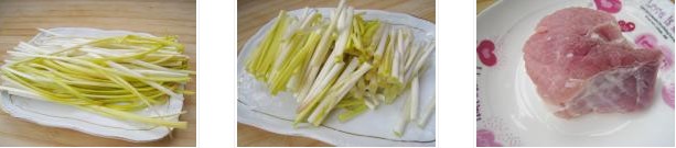 蒜黃肉絲的做法圖文步驟