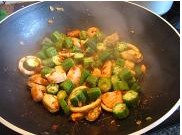 秋葵燴海鮮的做法圖文步驟