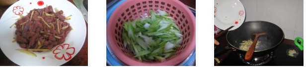 黑椒牛肉炒芹菜的做法圖文步驟