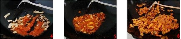 蘑菇蝦仁炒意面的做法圖文步驟