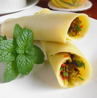 酸菜蛋餅的做法 酸菜蛋餅的做法