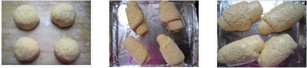 南瓜芝麻餐的做法圖文步驟