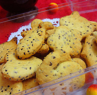 黑芝麻咸香餅干的做法 黑芝麻咸香餅干的做法