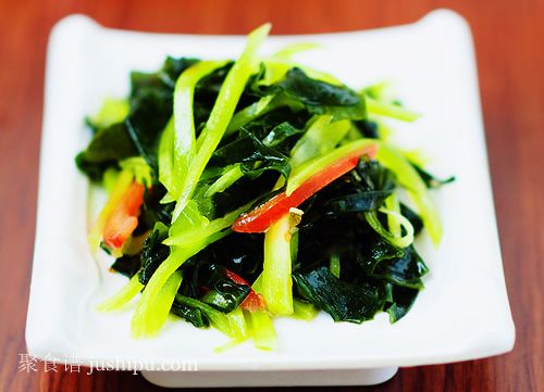 瘦身涼菜 涼拌裙帶菜的做法 瘦身涼菜 涼拌裙帶菜的做法