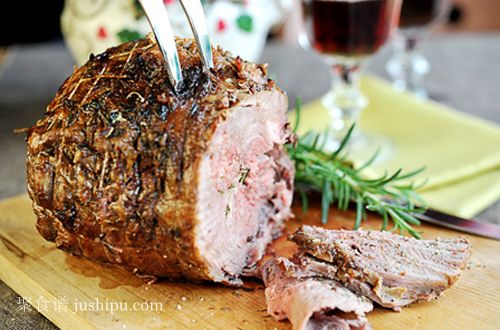 解析西餐 烤澳洲去骨網(wǎng)紋羊腿的做法 www.sk010.cn